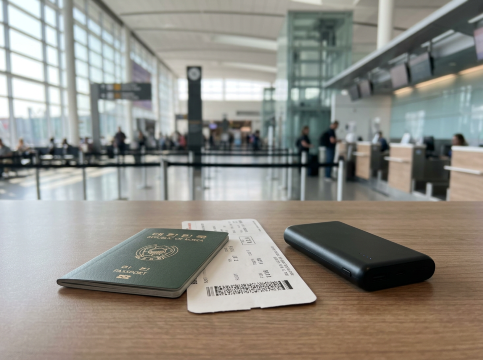 Power Bank on South Korea Plane