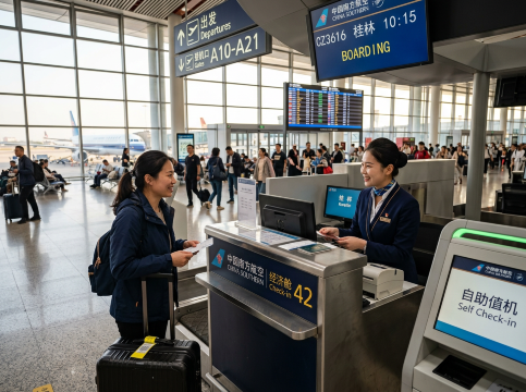 中国国内線のチェックイン｜オンラインでできない場合は？