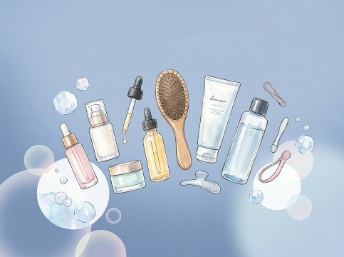 美容品イラスト