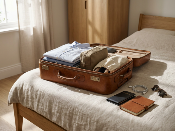 Упаковка чемодана.
