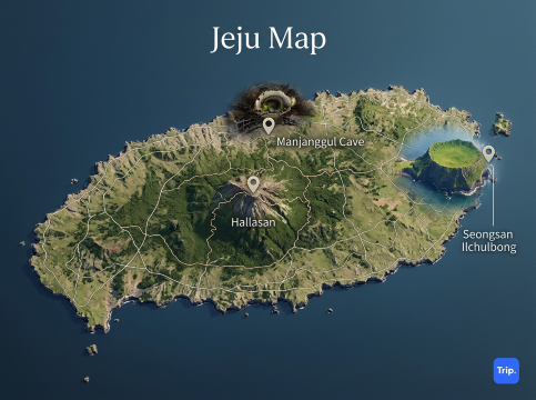 Jeju Map Guide 2026: Restaurants, Attractions & Hotel Areas | Trip.com