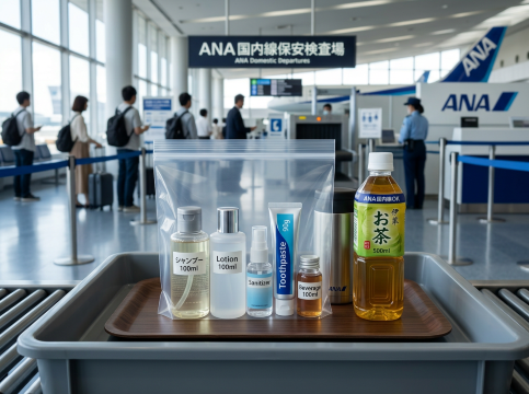 ANA国内線の液体持ち込みルール