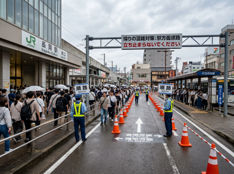 長岡駅から会場までのアクセスと帰りの混雑対策
