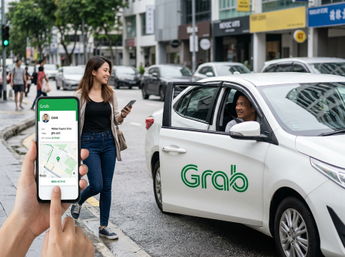 Using Grab in Singapore