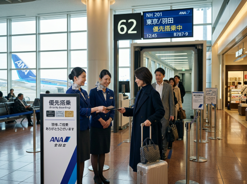 ANAの優先搭乗とは？