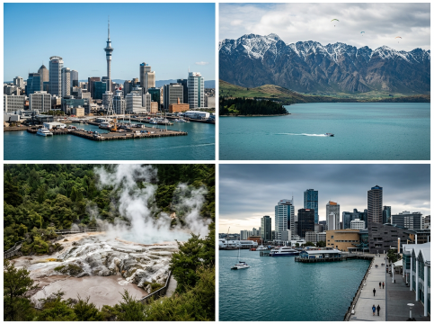 ETA New Zealand Travel Collage
