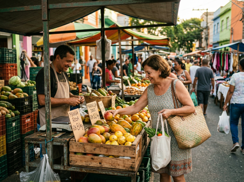 Como comprar como um morador local