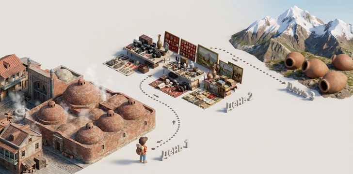 Тбилиси: три локации