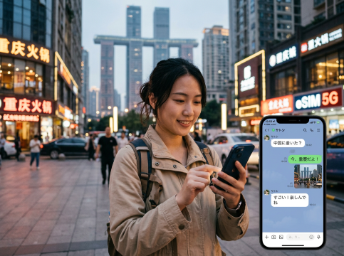 eSIMを使えば中国でLINEは使えますか?