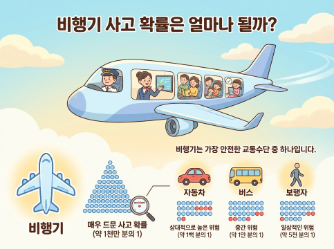 비행기 사고 확률 안내