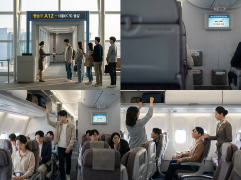 비행기 탑승 예절