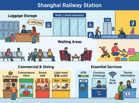 Shanghai Railway Station Facility