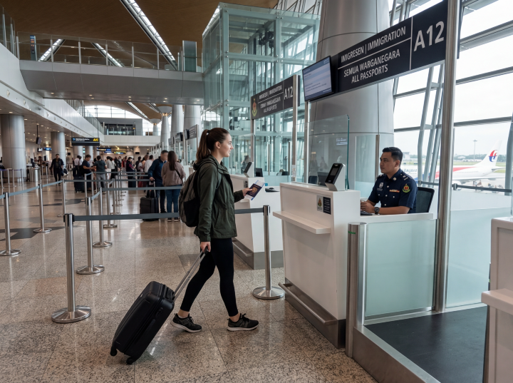 Foreigner at Immigration