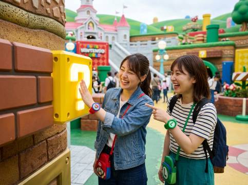 USJ Power-Up Band Fun
