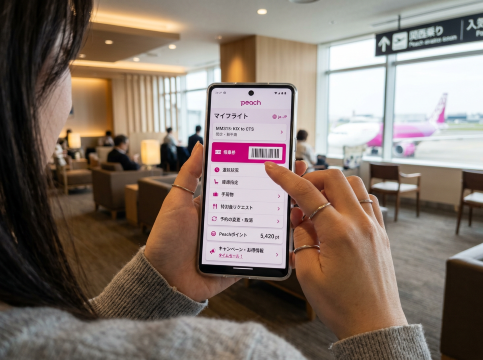 Peachアプリのオンラインチェックイン以外で使える便利な機能