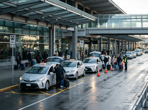 Vancouver Airport Taxi Stand