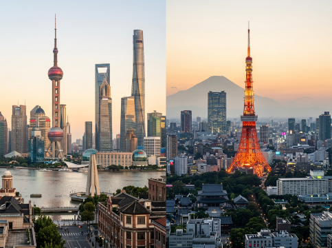 **上海与东京**