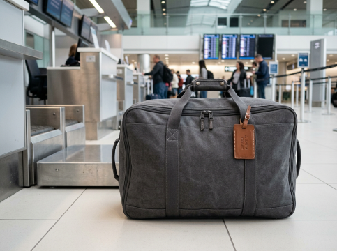 Stroller in Travel Bag for plane
