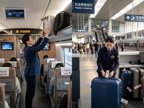 中国高速鉄道の荷物は「持ち込み」と「託送」を分けて考える