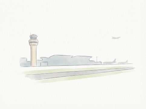 タンソンニャット国際空港のイラスト