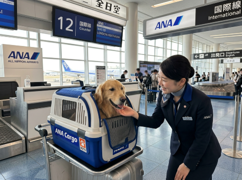 ANAでペットは飛行機に乗れる？