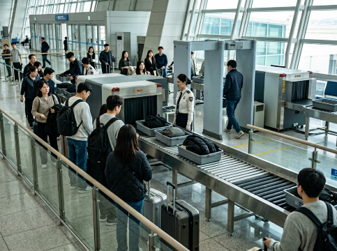 공항 보안 검색대 특징