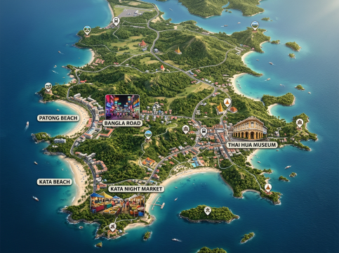 Phuket Tourist Map