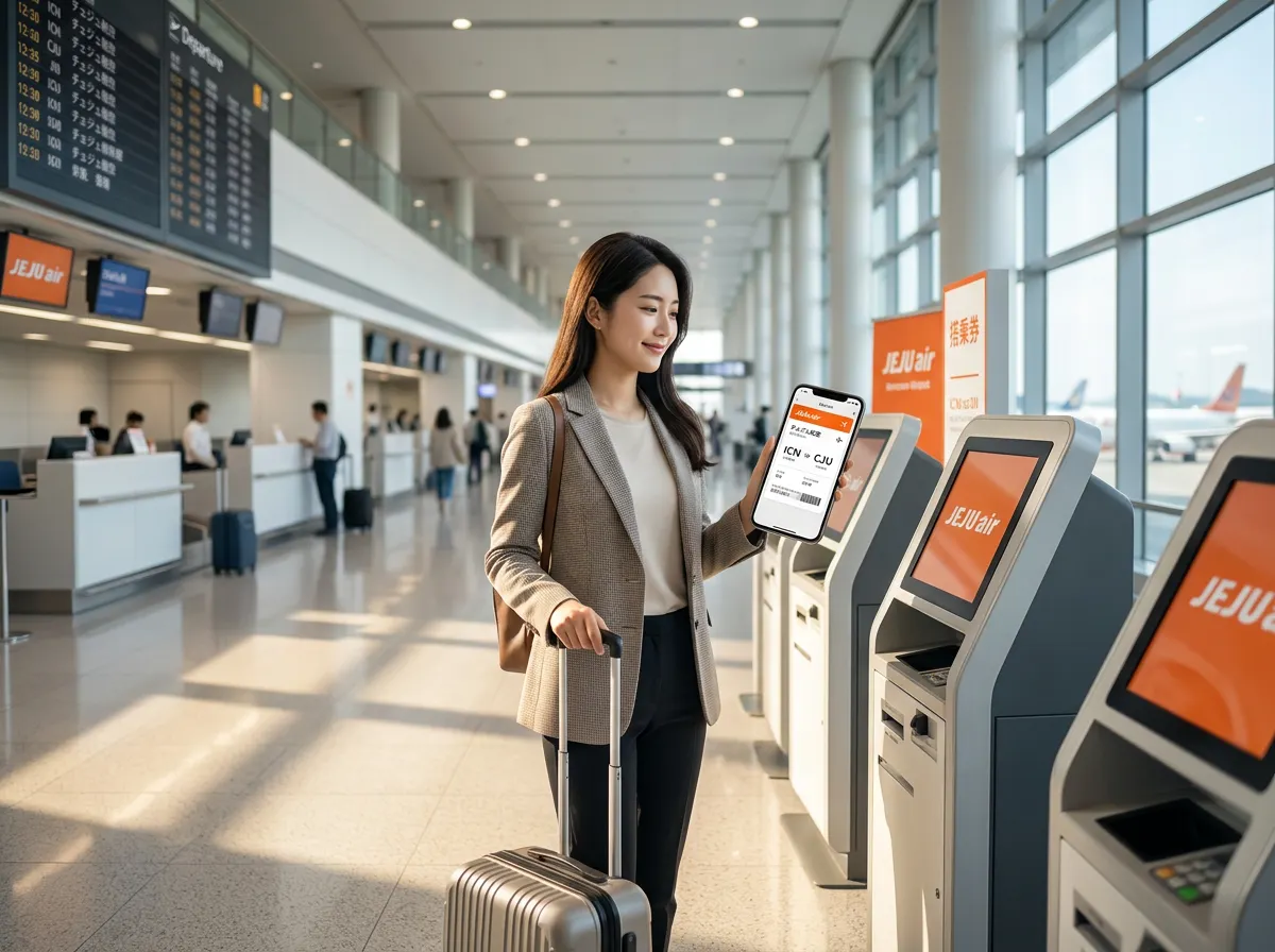 チェジュ航空のモバイル搭乗券を利用してスムーズに搭乗しよう