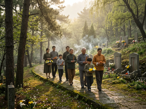 China Holiday: Tomb Sweeping Day (Early April)