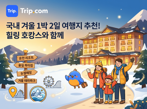 국내 겨울 1박 2일 여행지 추천! 힐링 호캉스와 함께 | 트립닷컴