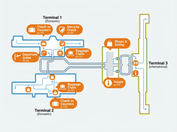 Haneda Airport Layout