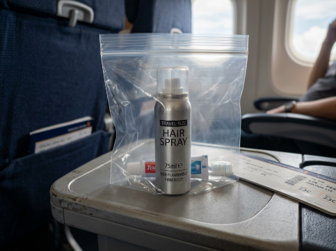 Aerosol in cabin.