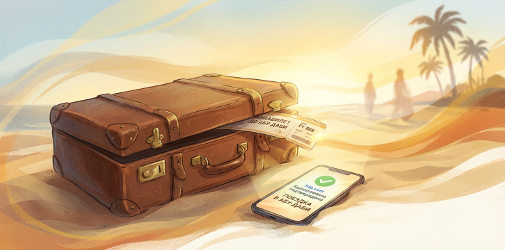 Чемодан, билет, телефон.