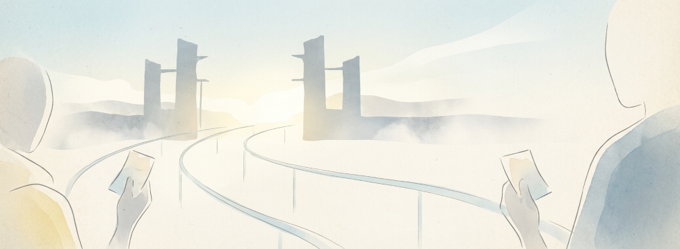 朝イチ整理券のイラスト