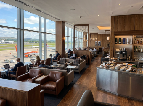 グラスゴー空港のラウンジ比較表