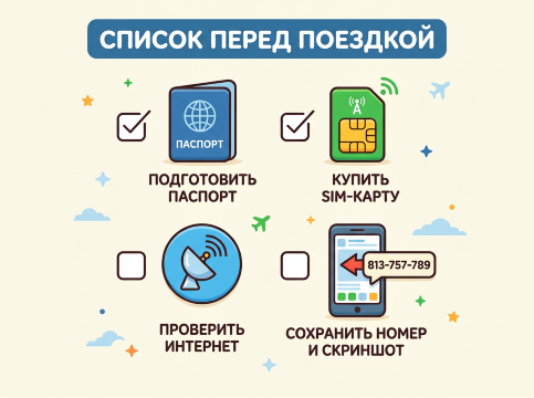 **Чеклист путешествия**