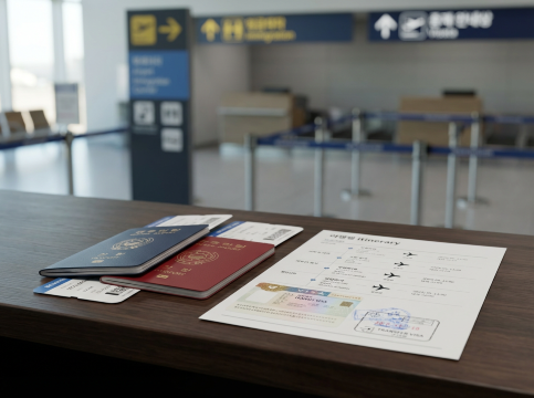 경유비자 환승비자 비교