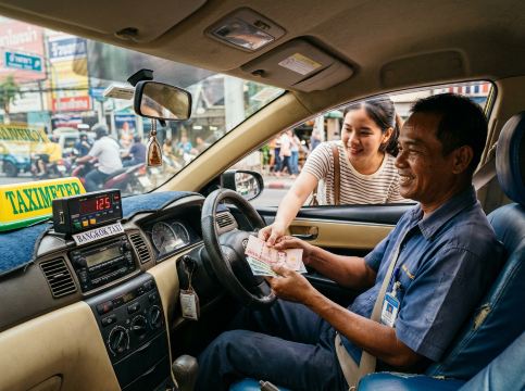 Thailand Taxi payment methods