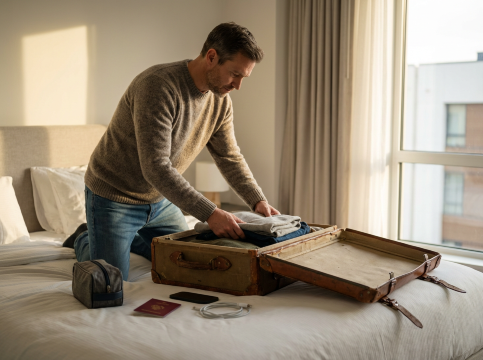 Сборы в дорогу.