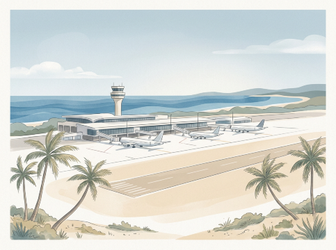 ゴールドコースト空港のイラスト