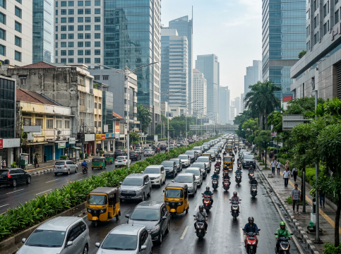 Jakarta Streetscape