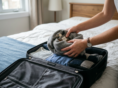 Tips for Packing perfume bottles for plane