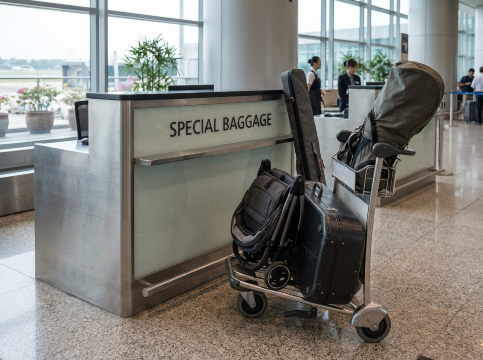Special baggage airport.