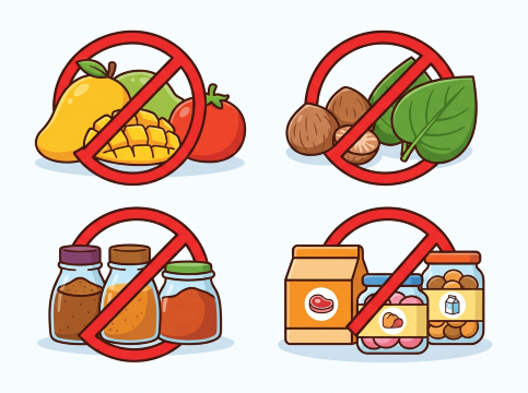 Country-Specific Prohibited Food Items When Traveling to the USA