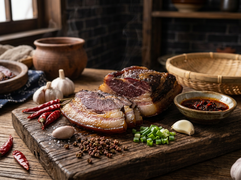 土家ラーロウ(燻製塩漬け肉)