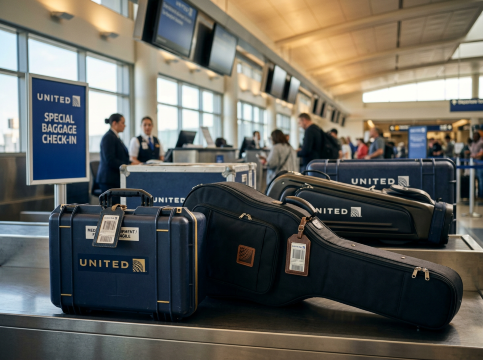ユナイテッド航空の特殊な手荷物のルール