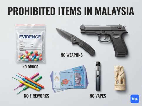 Prohibited Items in Malaysia Guide for Singapore Travellers | Trip.com