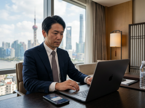 中国出張中にネットが使えない時はどうすればいいですか？
