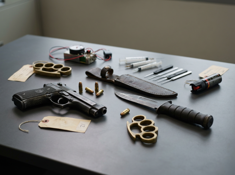 Weapons Evidence Display