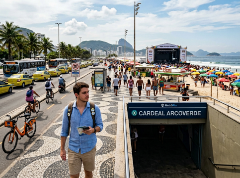 Como Chegar ao Show Todo Mundo no Rio em Copacabana